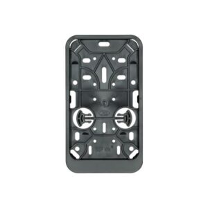 Kentekenplaathouder Bromfiets staand – Zonder opdruk – Zwart, 100x170mm