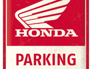 Metalen bord – “Honda Parking Only” – 30x40cm