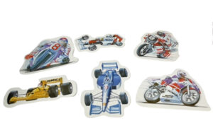 Stickerset – Vintage, 6-delig (3D)