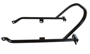 Knipperlicht-/Oppakbeugel, achter – voor/na model 1988 – Zwart, vierkant