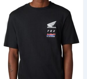T-shirt – Fox/Honda HRC 1 – Zwart, Maat L
