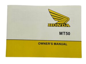 Handleiding/Owner’s Manual – Honda MT50