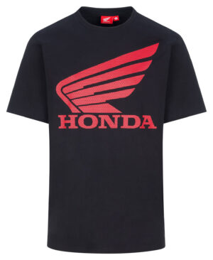 T-shirt – Honda HRC “Wing” – Zwart/rood, Maat L