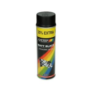 Spuitbus Lak – Motip – 500ml – Zwart, mat (04006)