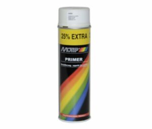 Spuitbus Lak, primer – Motip – 500ml – Wit, mat (04056)