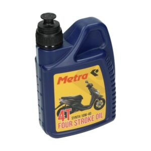 Olie, smeermiddel 10W40 - Metra - 4T Vol synthetisch - 1l