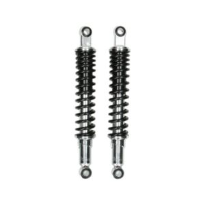 Schokbreker, set - MDI - 335mm - Zwart/Chroom