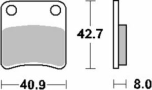 Remblokset – Voor SBS 115HF