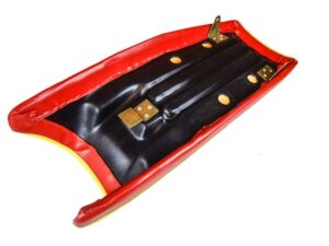 Buddy/Zadel - Rood/geel ("Old Skool") - Afbeelding 6