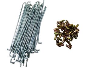 Spaakset, A-kwaliteit – 16″ – Goudkleurige nippels – Voor alle velgen