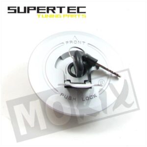Benzinetankdop + slot - Chroom