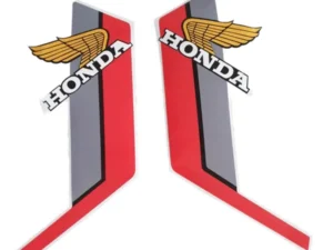 Sticker tank - Rood/grijs (incl. "Honda Wing")