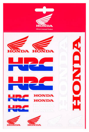 Stickerset merken - HRC/Honda Wing/Honda