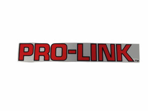 Sticker achterbrug -  "Pro-Link" Rood