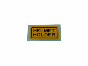 Sticker helmhouder - ENG - Geel - Afbeelding 2