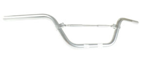 Stuur + spijl Cross (22mm) - Zilver (aluminium) - 75x8cm