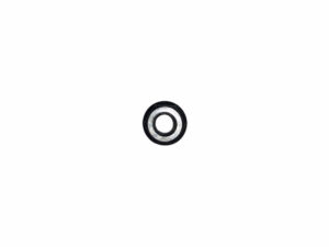 Bout, flens - 6mm - Zwart
