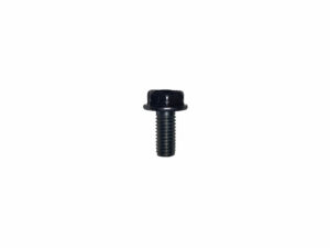 Bout, flens - M6x14 - Zwart