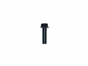 Bout, flens - M6x20 - Zwart
