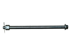 Achterwielas - 12x225mm (incl. moer/splitpen) - Afbeelding 2