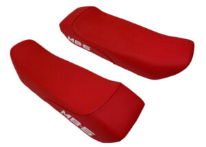 Buddydek/Zadelhoes - model 1986-1992 - Rood + wit "MB-5" - Afbeelding 2