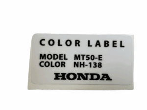 Sticker oliepeil - ENG - Geel - Afbeelding 5