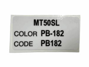 Sticker oliepeil - ENG - Geel - Afbeelding 7