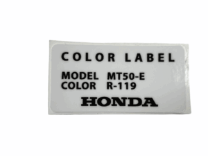 Sticker oliepeil - ENG - Geel - Afbeelding 8
