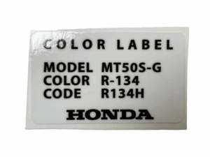 Sticker oliepeil - ENG - Geel - Afbeelding 9