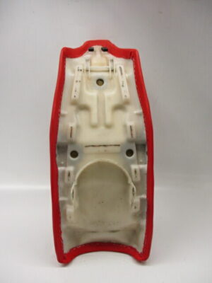 Buddy/Zadel - Rood + wit "HONDA" Opnieuw bekleed - Afbeelding 2