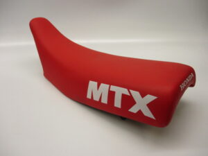 Buddy/Zadel - Rood + wit "MTX" (opnieuw bekleed) - Afbeelding 2