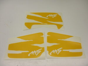 Stickerset kappen - Geel - model '93-'96 (Paris-Dakar, lange zijkappen)