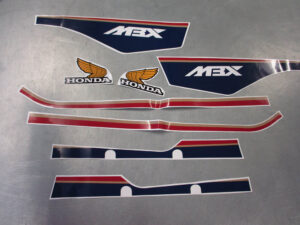 Stickerset compleet - Rothmans blauw - model '87-'88 (incl. "Honda Wing") - Afbeelding 6