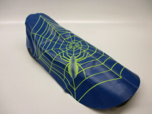 Buddydek/Zadelhoes - Blauw + groen spider