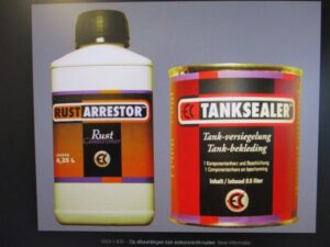 Ontroester + tank-bekleding (1 componentenhars en bescherming)