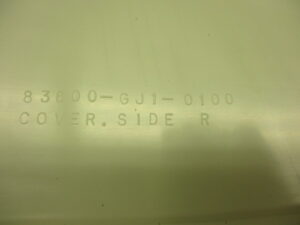 Zijkap rechts - Kleur: Shasta White (NH138) (sticker blauw) [NOS] - Afbeelding 2