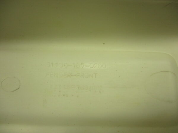 Voorspatbord - Kleur: Ceramic White (NH24) (gebruikt, netjes, lichte krasjes) - Afbeelding 2