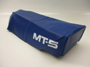 Buddydek/Zadelhoes - model 1984/1985 - Blauw + wit "MT-5"