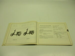 Onderdelenboek: tekeningen/onderdeelnummers – Taal: Engels/Frans/Duits