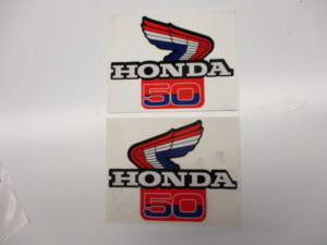 Stickerset radiateurkap - "Honda Wings"