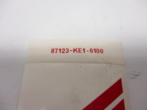 Sticker tank rechts - "MTX" Rood/wit - model Wit [NOS] - Afbeelding 2