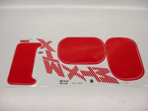 Stickerset compleet - Wit/rood