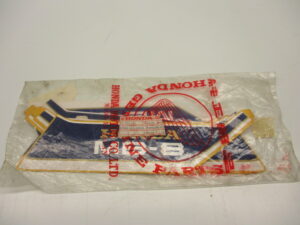 Stickerset tank - "Honda MB-8" - Blauw/wit/goud - model Rood/Blauw - 10 stuks [NOS] - Afbeelding 2