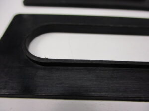 Kuipbeugel, rubber (onder klem koplampspoiler), set - Afbeelding 2