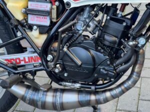 Uitlaat, zonder demper – model 80cc – Grote boring (handgemaakt)