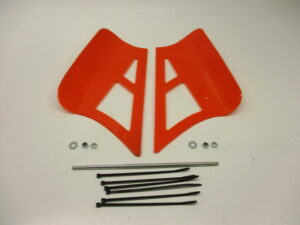 Koelkappenset - Oranje/rood (incl. bevestigingsmateriaal)