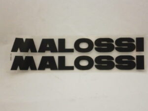 Stickerset ruit - "MALOSSI" Zwart, 30x3,5cm