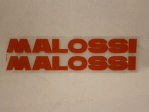Stickerset ruit - "MALOSSI" Rood, 30x3,5cm