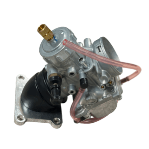 Carburateur - Mikuni - 24mm - Incl. draaibaar inlaatspruitstuk (origineel) - Afbeelding 2