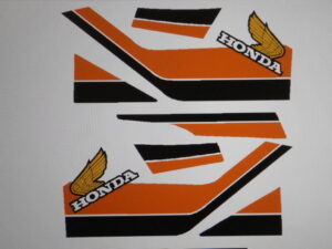 Stickerset compleet - model '84/'85, R119 Flashing Red (Orange)